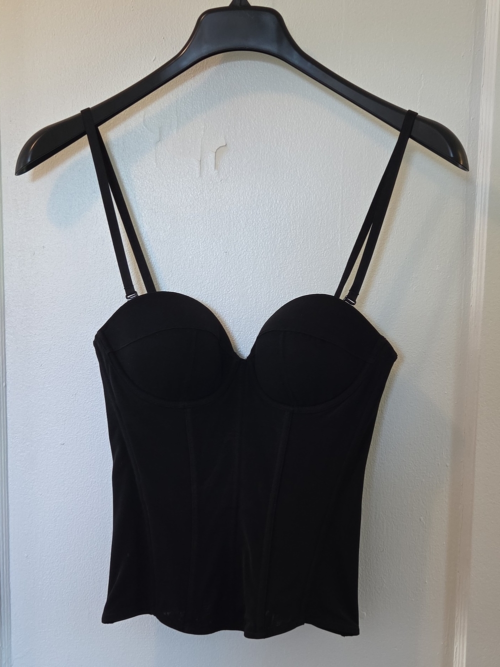 Savage X Fenty Black Center Corset Bustier Top
